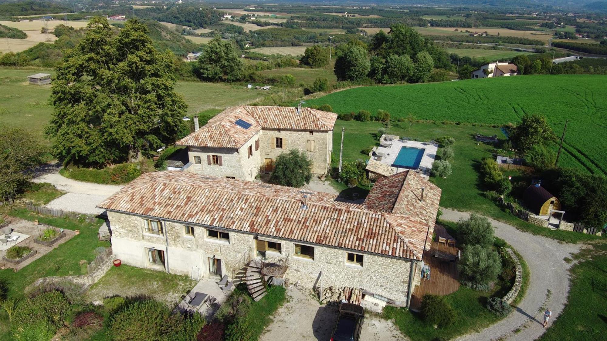 Gites&chambres d hôtes Les granges du Fournel Saint-Lattier Exterior foto